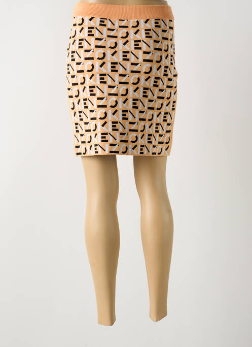 Jupe courte orange KENZO femme
