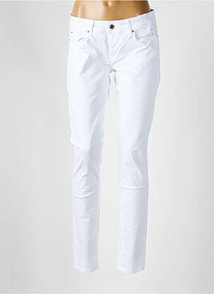 Jeans skinny stretch taille basse blanc SALSA femme