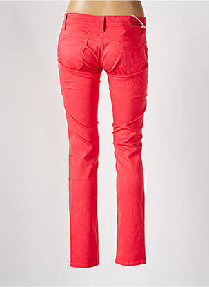 Jeans coupe slim stretch taille basse rouge SALSA femme