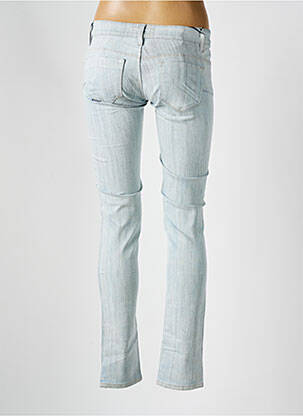 Jeans coupe slim effet usé délavé taille basse bleu SALSA femme