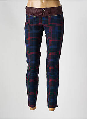 Pantalon slim taille basse taille basse rouge SALSA femme