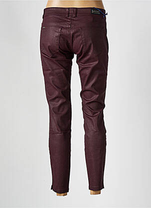Pantalon slim taille basse taille basse rouge SALSA femme