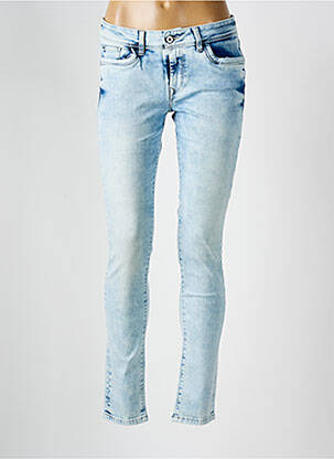 Jeans coupe slim stretch taille basse bleu SALSA femme