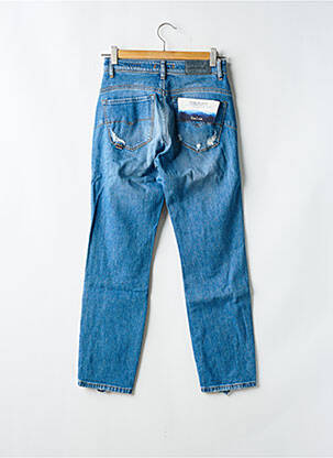 Jeans coupe droite effet usé délavé taille normale bleu SALSA femme