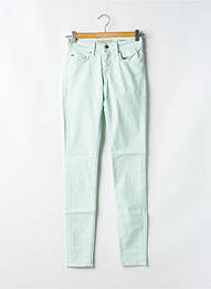 Pantalon slim taille basse taille basse vert SALSA femme