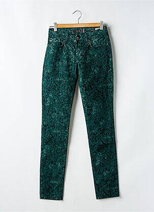 Jeans coupe slim stretch taille normale vert SALSA femme