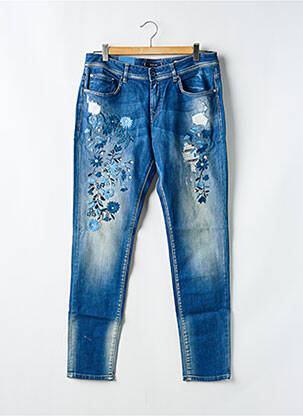 Jeans boyfriend stretch taille normale bleu SALSA femme