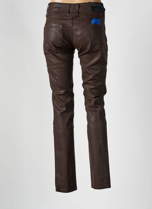 Pantalon slim marron SALSA pour femme
