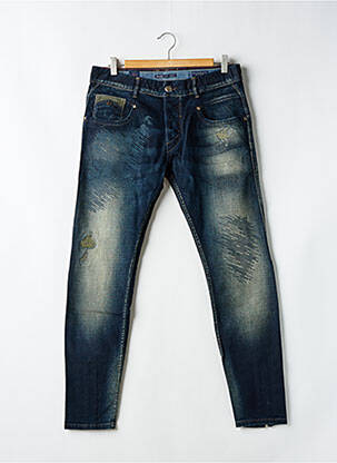 Jeans coupe slim fermeture boutonnée sur le devant taille normale bleu SALSA homme