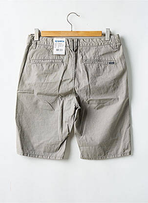 Bermuda poches taille basse gris GARCIA homme