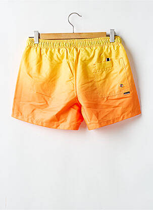 Short de bain effet matière satinée jaune SALSA homme