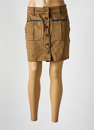 Jupe courte poches marron SALSA femme