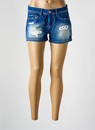 Short tissage denim taille normale bleu SALSA femme