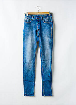 Jeans coupe slim taille basse taille basse bleu SALSA femme