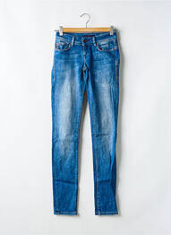 Jeans coupe slim taille basse taille basse bleu SALSA femme