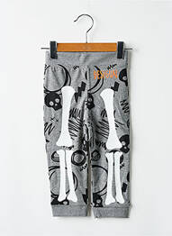 Pantalon droit taille normale taille élastique gris DESIGUAL garcon