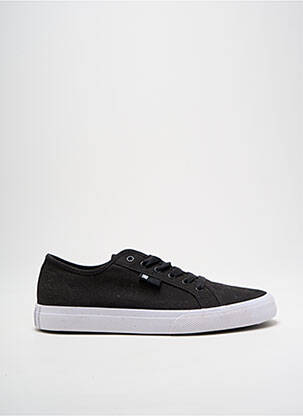 Baskets semelle amovible bout rond noir DC homme