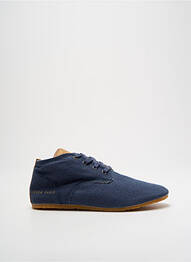 Baskets bout rond talon plat jusqu'à 3cm bleu ELEVEN PARIS femme