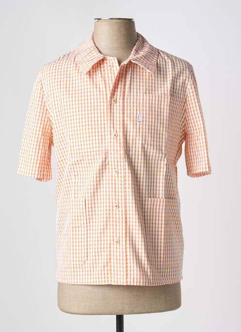 Chemise manches courtes orange HABILE pour homme