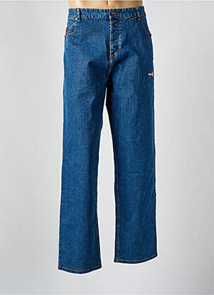 Jeans coupe droite tissage brut taille normale bleu SPLIT homme