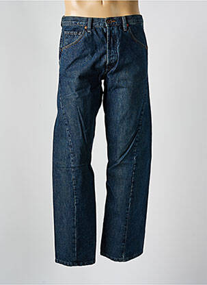 Jeans coupe droite fermeture boutonnée sur le devant taille normale bleu VOLCOM homme