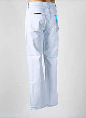 Jeans coupe droite fermeture zippée sous rabat boutonné taille normale blanc EYTYS homme