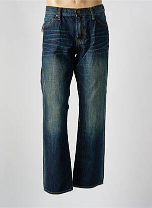 Jeans coupe droite fermeture zippée sous rabat boutonné taille normale bleu QUIKSILVER homme