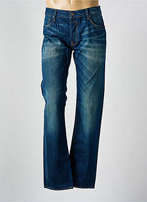 Jeans coupe droite fermeture boutonnée sur le devant taille normale bleu JAPAN RAGS homme