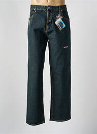 Jeans coupe droite fermeture boutonnée sur le devant taille normale bleu SPLIT homme
