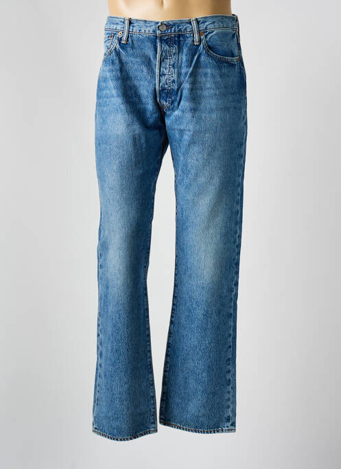 Jeans coupe droite fermeture boutonnée sur le devant taille normale bleu LEVIS homme