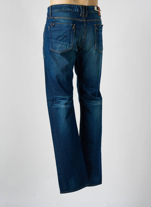 Jeans coupe droite fermeture boutonnée sur le devant taille normale bleu JAPAN RAGS homme