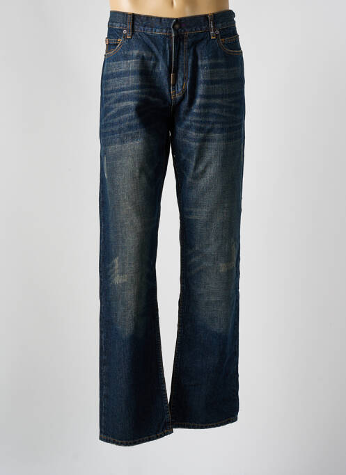 Jeans coupe droite bleu LRG pour homme