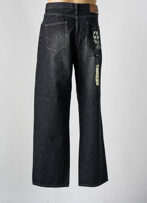 Jeans coupe large noir C1 DENIM pour homme