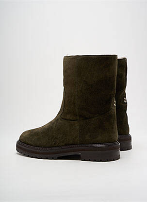 Bottines/boots fourrée talon de 4 à 6cm vert JIMMY CHOO femme