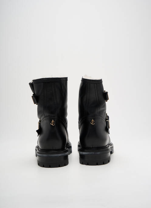 Bottines/boots matière lisse talon plat jusqu'à 3cm noir JIMMY CHOO femme