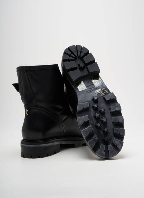 Bottines/boots matière lisse talon plat jusqu'à 3cm noir JIMMY CHOO femme