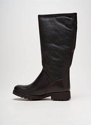 Bottes matière lisse talon plat jusqu'à 3cm marron AIGLE femme