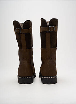 Bottes fourrée talon plat jusqu'à 3cm marron MEINDL femme