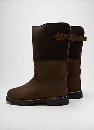 Bottes fourrée talon plat jusqu'à 3cm marron MEINDL femme