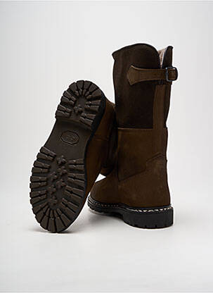 Bottes fourrée talon plat jusqu'à 3cm marron MEINDL femme