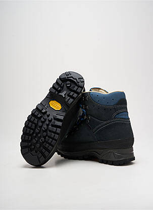Baskets nubuck talon de 4 à 6cm bleu MEINDL femme
