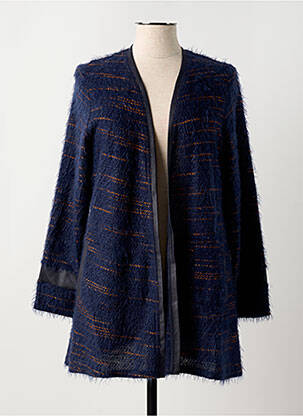 Gilet manches longues stretch bleu MERI & ESCA femme