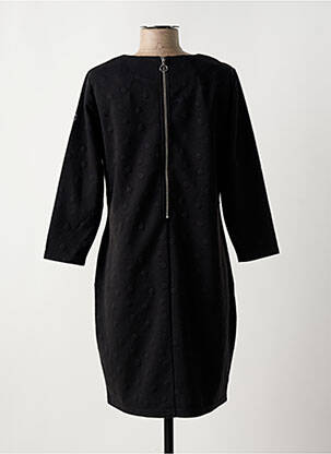 Robe mi-longue manches longues manches longues noir CONCEPT K femme