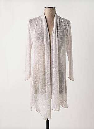 Gilet manches longues stretch gris MARBLE femme