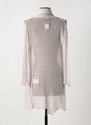 Gilet manches longues stretch gris MARBLE femme