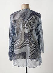 Gilet manches longues bleu JEAN DELFIN pour femme seconde vue