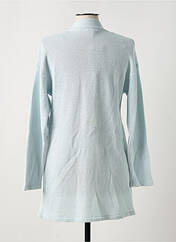 Gilet manches longues bleu MARBLE pour femme seconde vue