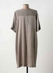 Robe mi-longue marron FRED SABATIER pour femme seconde vue