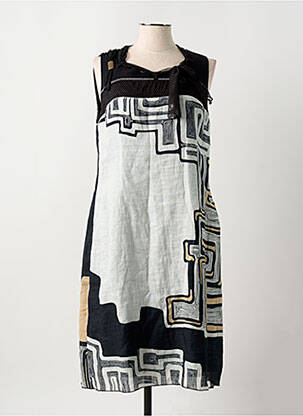 Robe mi-longue noir JEAN DELFIN pour femme