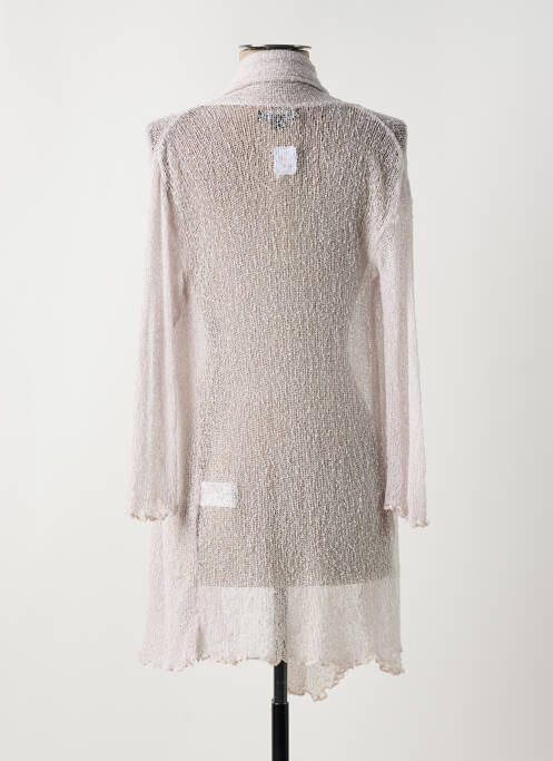 Gilet manches longues gris MARBLE pour femme